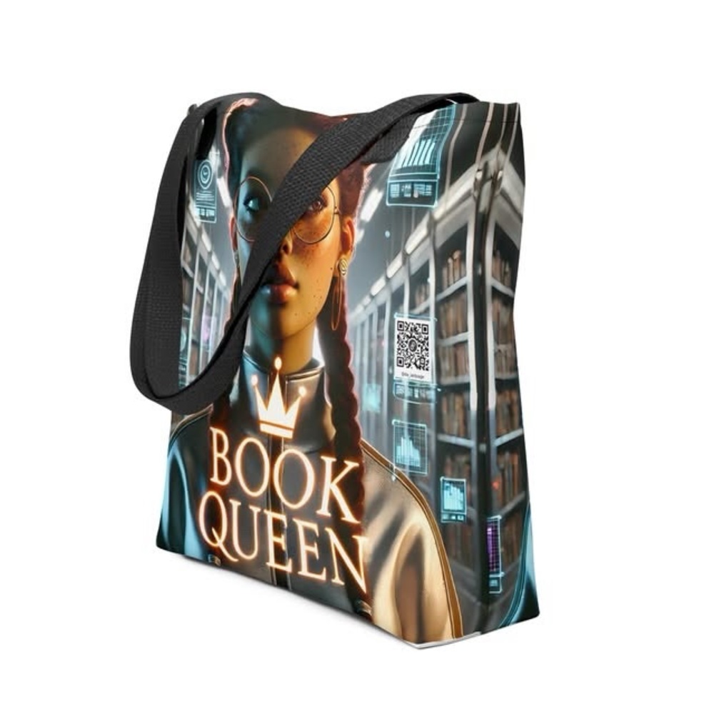 Book Queen Tote Bag - Black - Picture 6 of 6